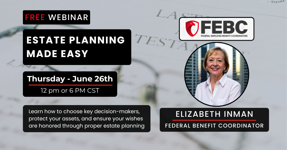 Estate Planning Made Easy 12 or 6pm
